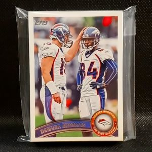 Denver Broncos 2011 Topps Team Sets w/Random Inserts
